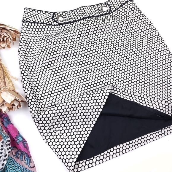 Ann Taylor Patterned Skirt Sz 8 - Picture 1 of 9